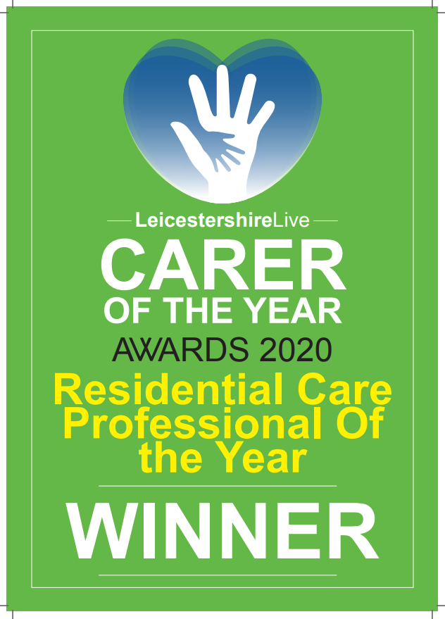 Residential Care Professional of the Year Award 2020